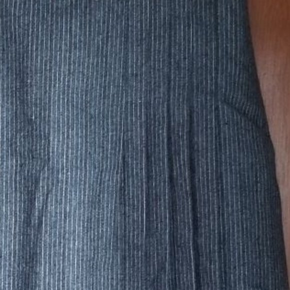 Vintage 80s, A-line skirt, S, US 7, front pleats 1 side, wool blend, Le Chateau - Picture 2 of 6